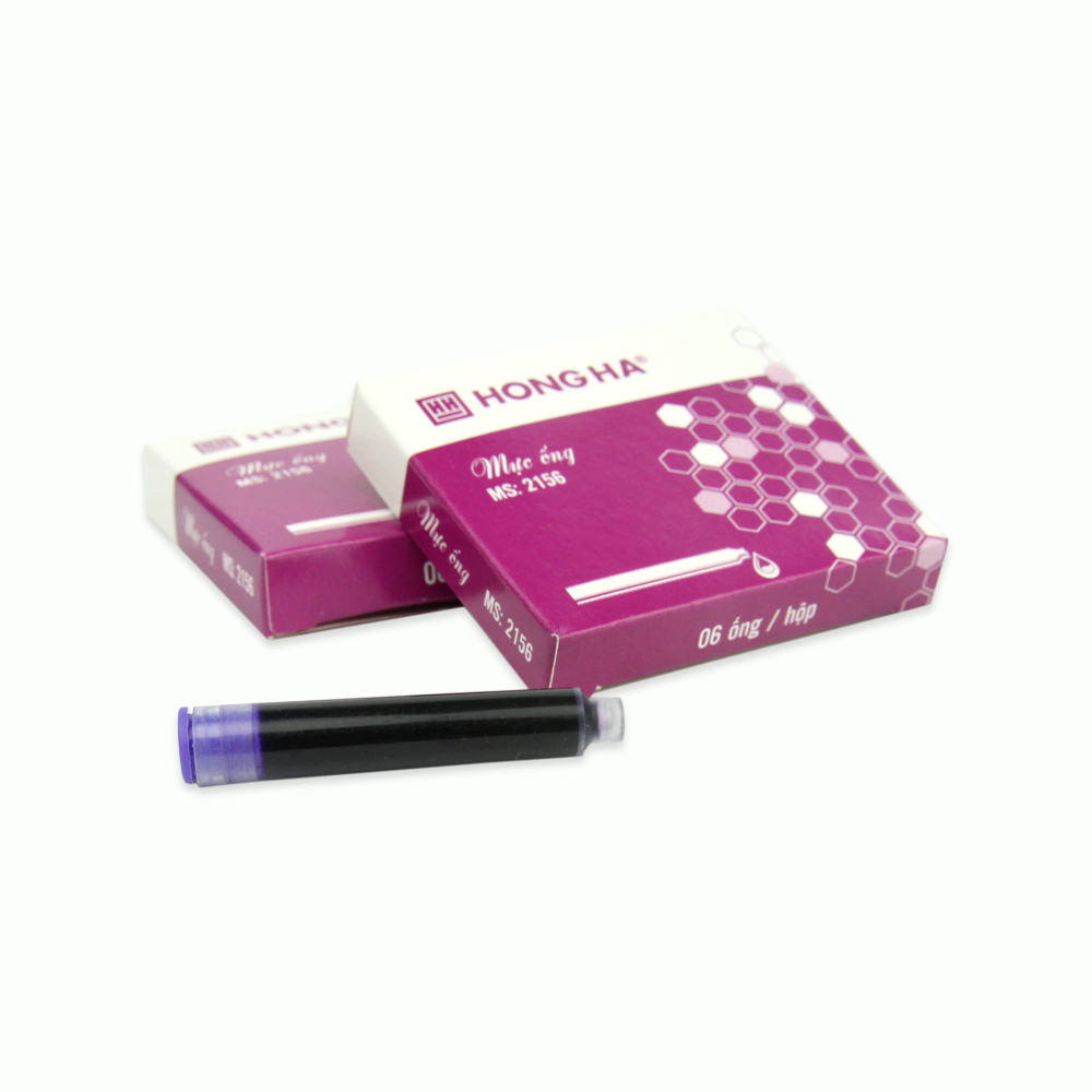 Ống mực hồng hà 2.5mm 2156 - dùng cho bút máy cánh diều 202, bút máy hồng hà 2256