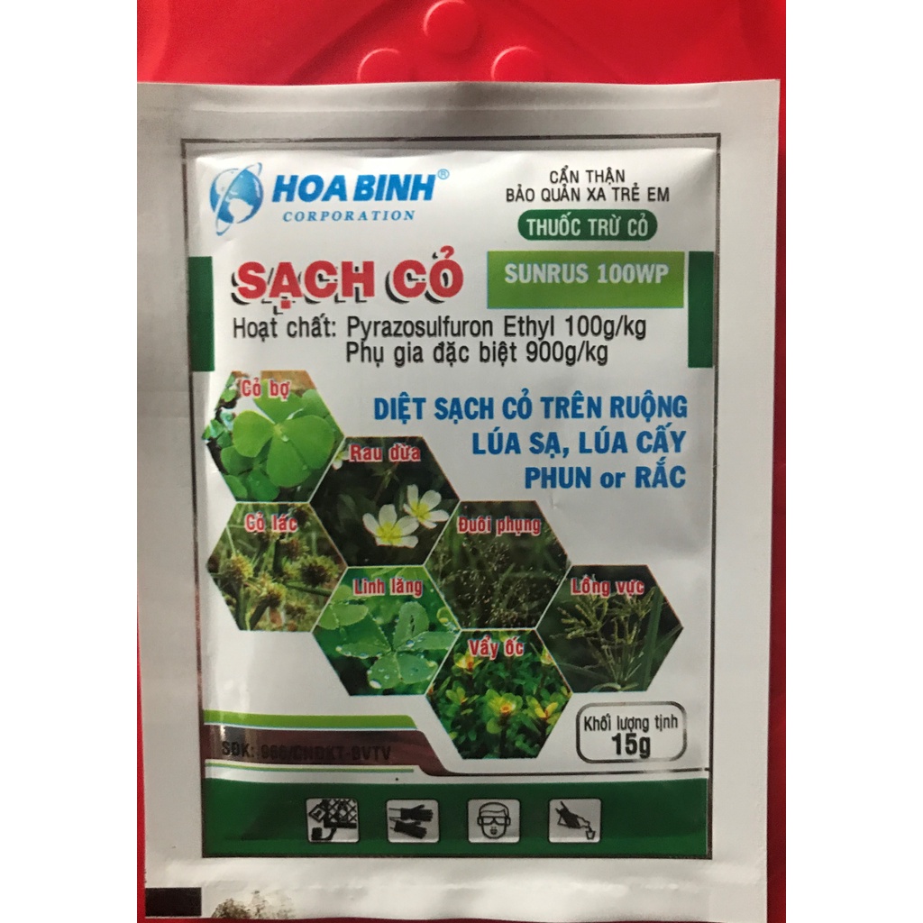 Thuốc trừ cỏ sạch cỏ diệt cỏ trên ruộng lúa sạ phun hoặc rắc