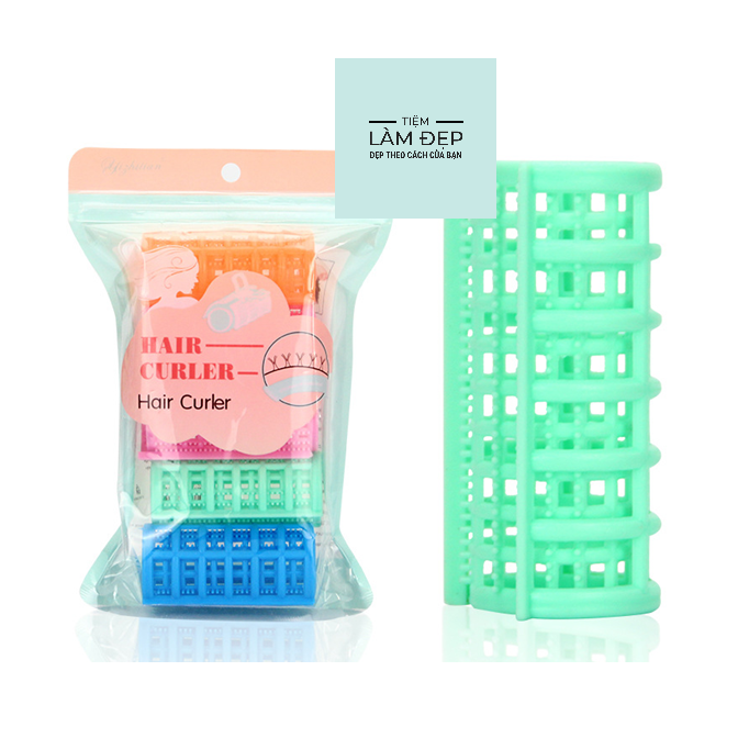 Set 5 lô quấn tóc yizhilian 9121 làm xoăn phồng tóc mái yizhilian tiện lợi phụ kiện tóc