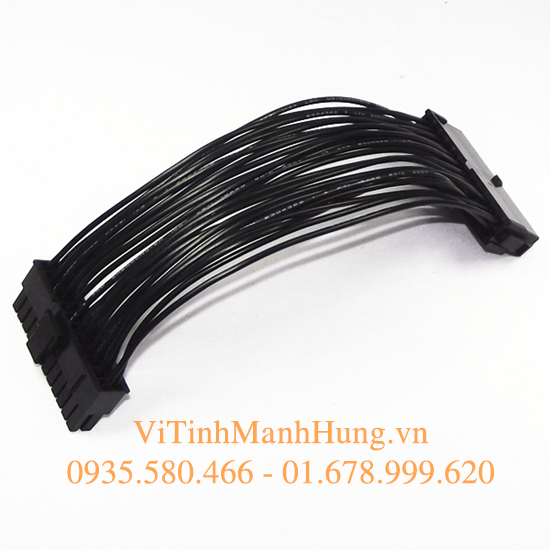 Dây nguồn nối dài 24 pin Mainboard, dây điện chuẩn 18AWG, dài 30cm.
