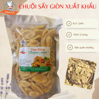 2kg chuối sấy giòn hàng xuất khẩu