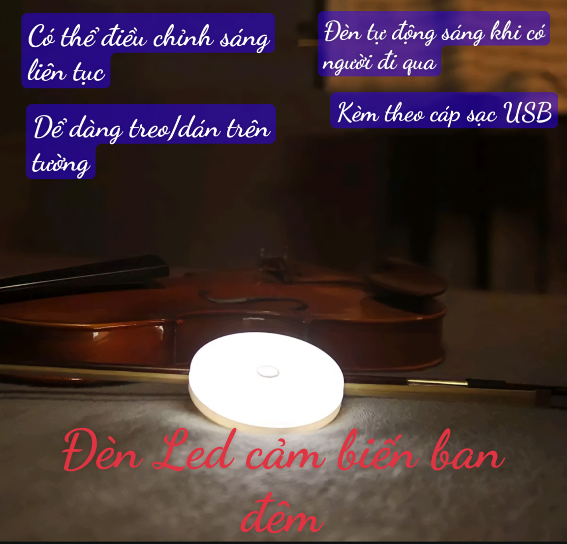 Đèn led cảm biến - Đèn cảm biến chuyển động - Bóng đèn led