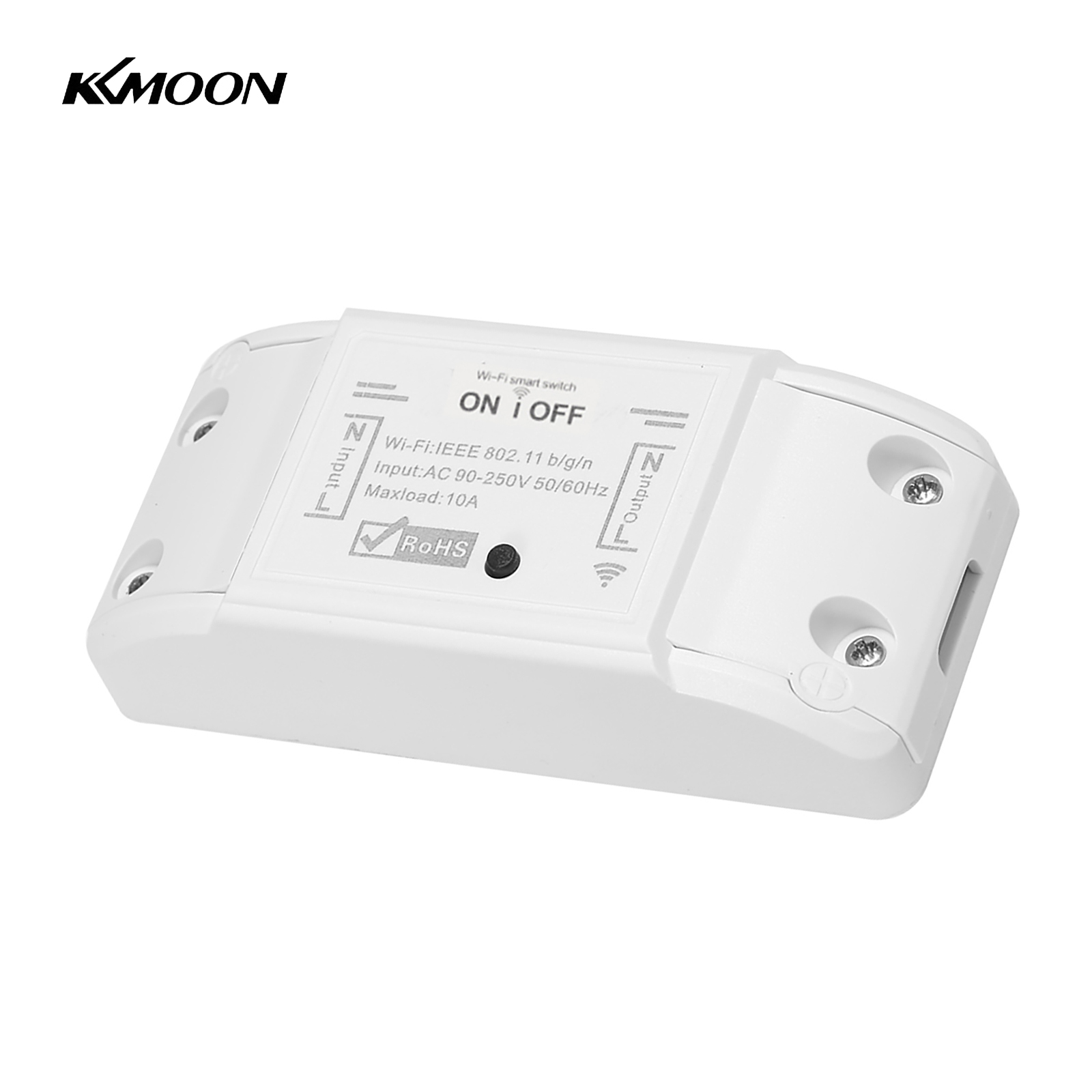 Kkmoon tuya công tắc thông minh wifi công tắc từ xa không dây 10a/2200w mô-đun tự động hóa nhà thông minh thông dụng điều khiển bằng ứng dụng hẹn giờ điều khiển bằng giọng nói tương thích với amazon alexa & google home cho các thiết bị điện