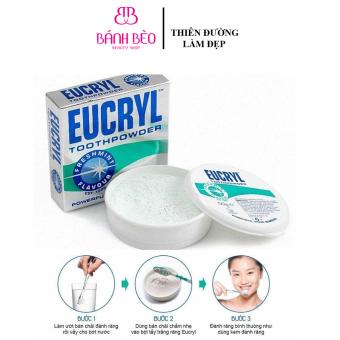 Bột tẩy trắng răng Eucryl 50g (Chính hãng)