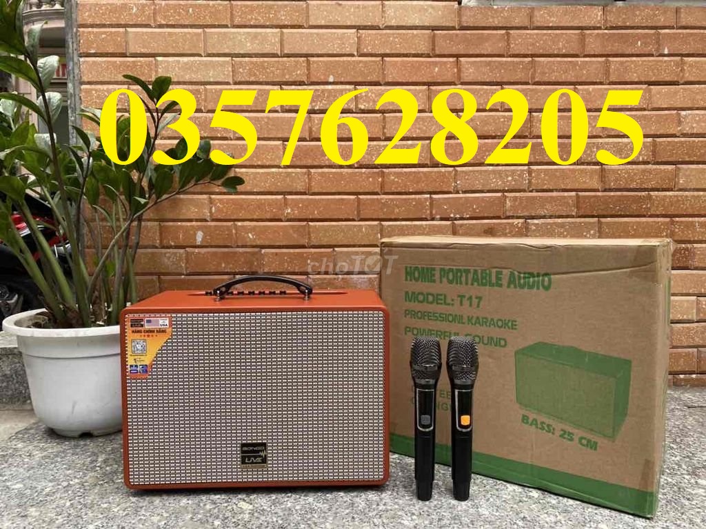 Loa kéo t19 - công suất 150w - công nghệ bluetooth 4.0 - tặng kèm thêm 2 chiếc micro uhf không dây cực xịn xò