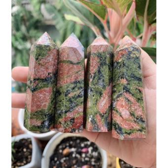 [Ảnh thật] [Rẻ vô địch] [Chính hãng] Trụ đá Unakite