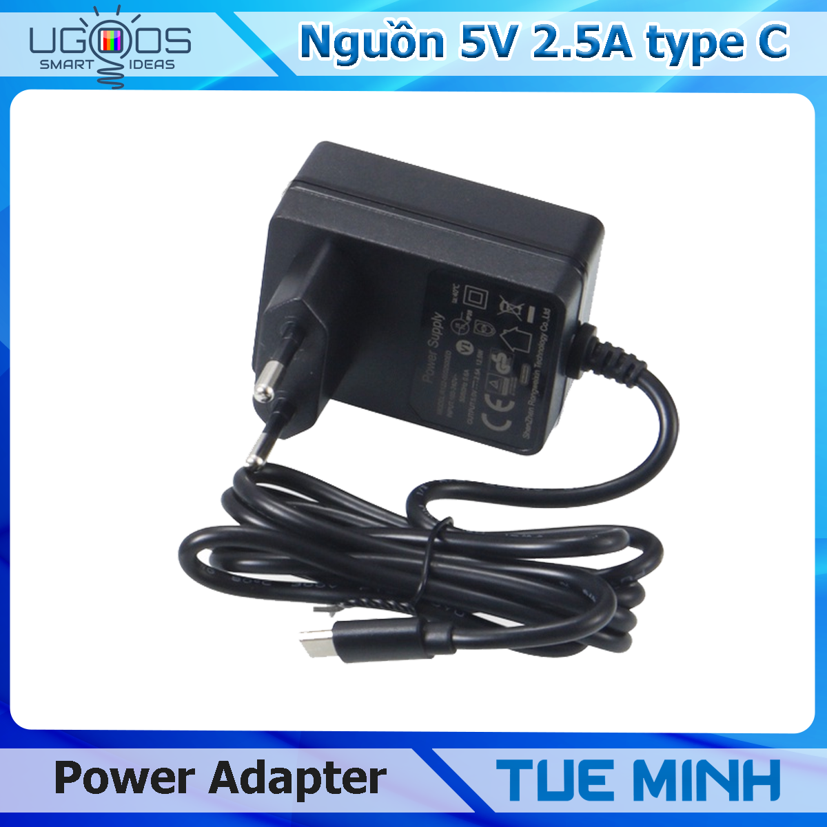 Power adapter nguồn usb type c cho android tv box ugoos x3 pro, x4 pro