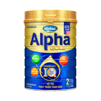 Sữa bột Vinamilk Dielac Alpha Gold 2 sữa non 800g (Mới)