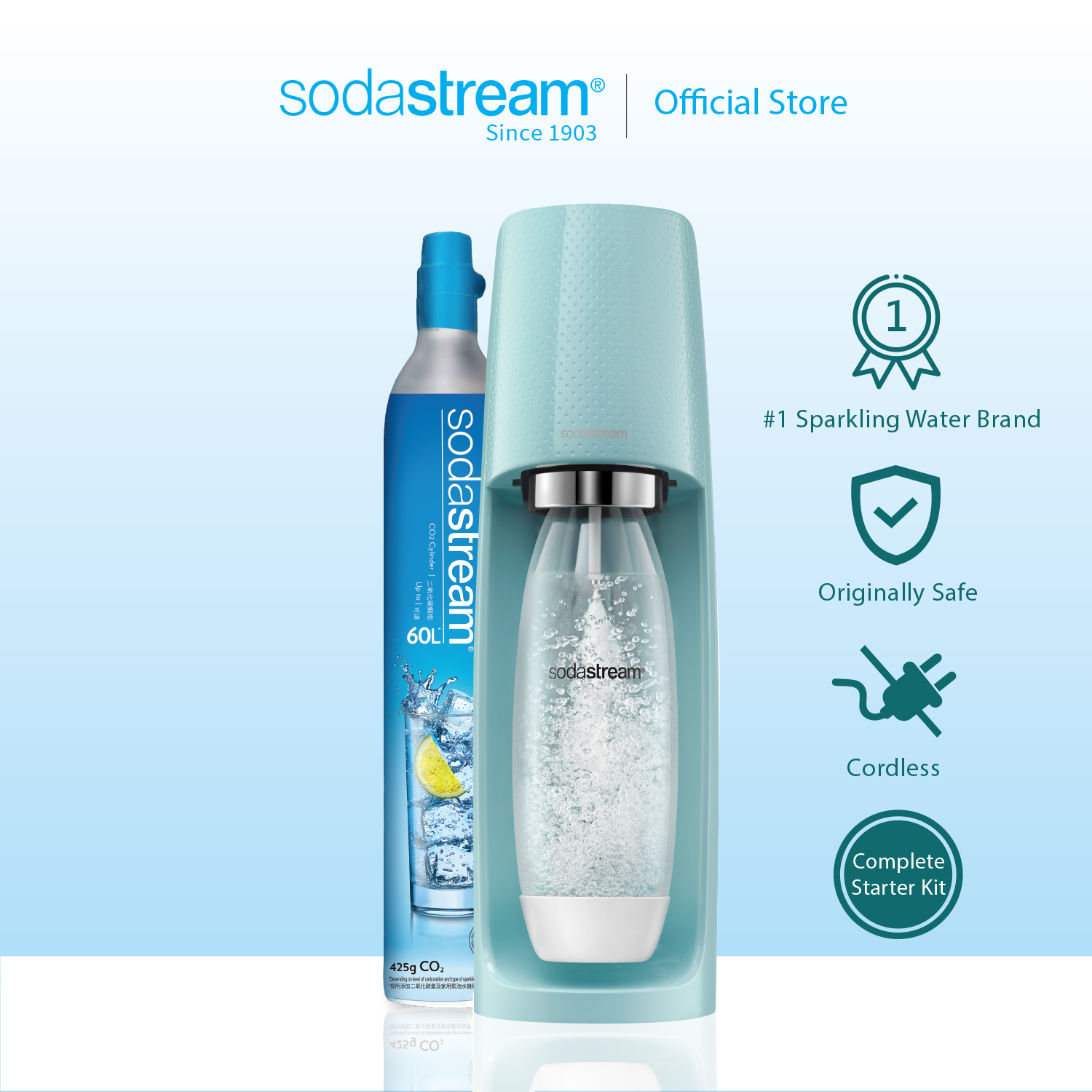 sodastream genesis co2 refill