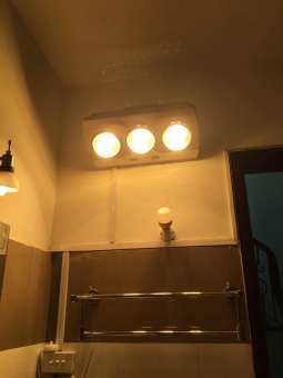 Đèn sưởi nhà tắm Kottmannn 2 bóng 3 bóng