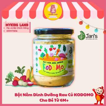 Bột Nêm ( Hạt Nêm ) Rau Củ Dinh Dưỡng KODOMO Jan's Cho Bé Từ 6M+ Hũ 90g