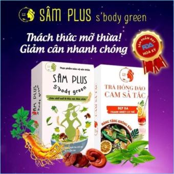Kẹo Giảm Cân Sâm Plus S'BODY GREEN - Giảm Béo Bụng, Giảm Cân An Toàn Hiệu Quả