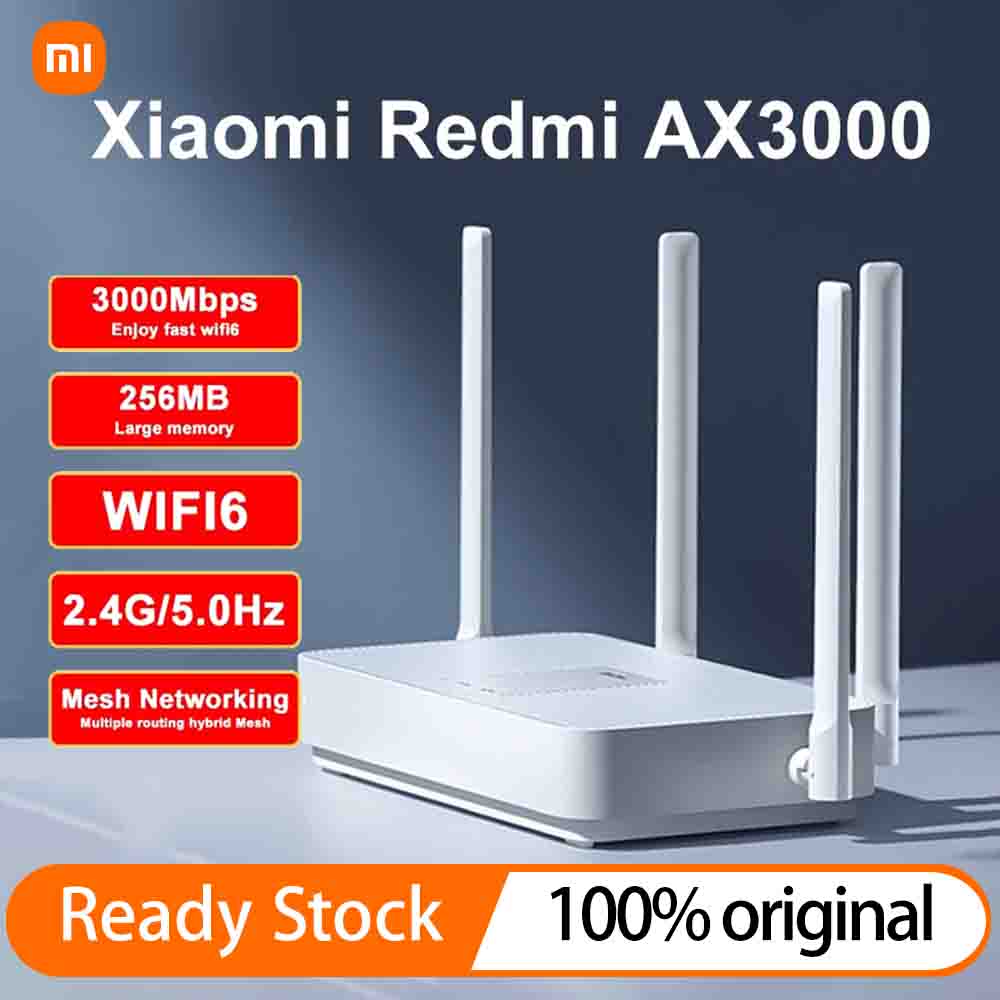 New Xiaomi Mi AX3000 Wireless Router Mesh WIFI VPN Dual-Frequency 256M –  Gwayzshop