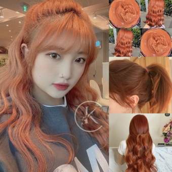 Thuốc Nhuộm Tóc Nâu Cam Đất | Lên Từ Nền Tóc Nâu Không Tẩy 100g