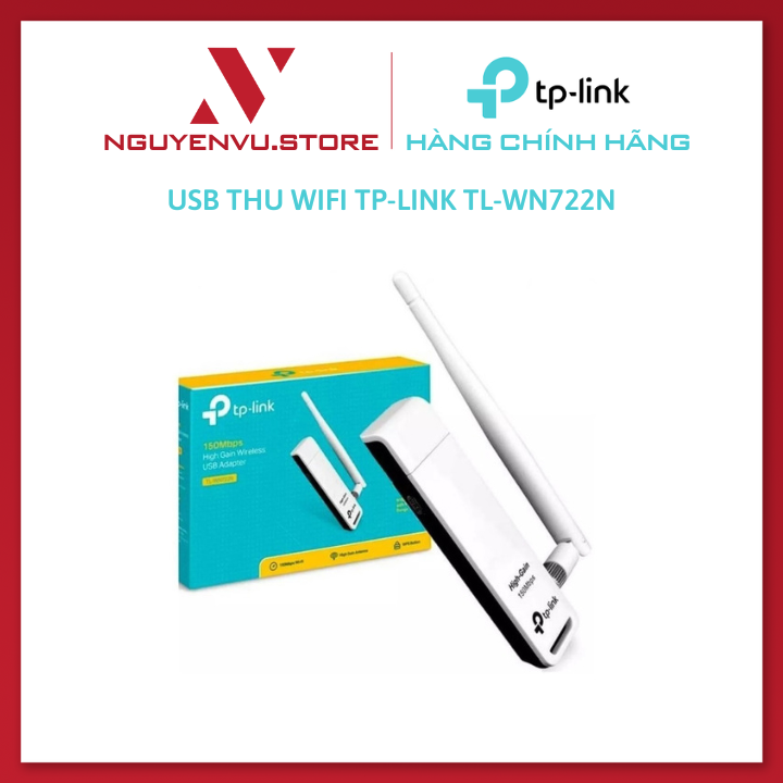 Usb wifi receiver tp-link tl-wn722n 150mbps-wn722n - genuine goods