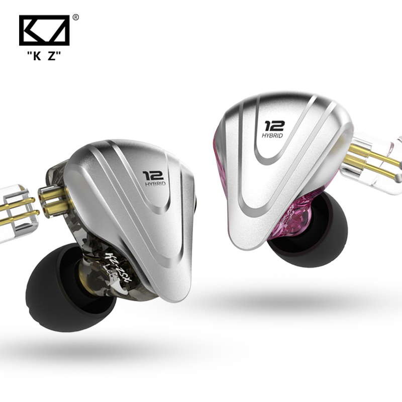 Tai Nghe Sắt CuộN KZ ZSX 12 Đơn Vị 1DD + 5BA Cuộn Dây Trong Tai Thiết Bị Đầu Cuối Sắt Âm Bass Mạnh Cáp Thể Thao Apple Tai Nghe Chơi Game 0.75Mm 2 Pin Cáp Có Thể Tháo Rời Cho Audiop