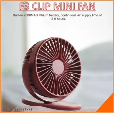 Xiaomi Mijia Solove Clip Mini Fan F3 Portable Handheld Windshield 360 Degree Front Mesh Removable Rechargeable For Home Office (2)