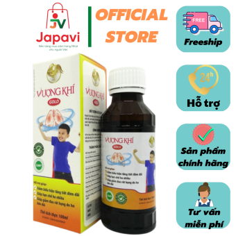 Cao lỏng vượng khí gold siro ho cho bé giúp bổ phế giảm ho,loãng đờm,đau rát họng Lọ 100ml