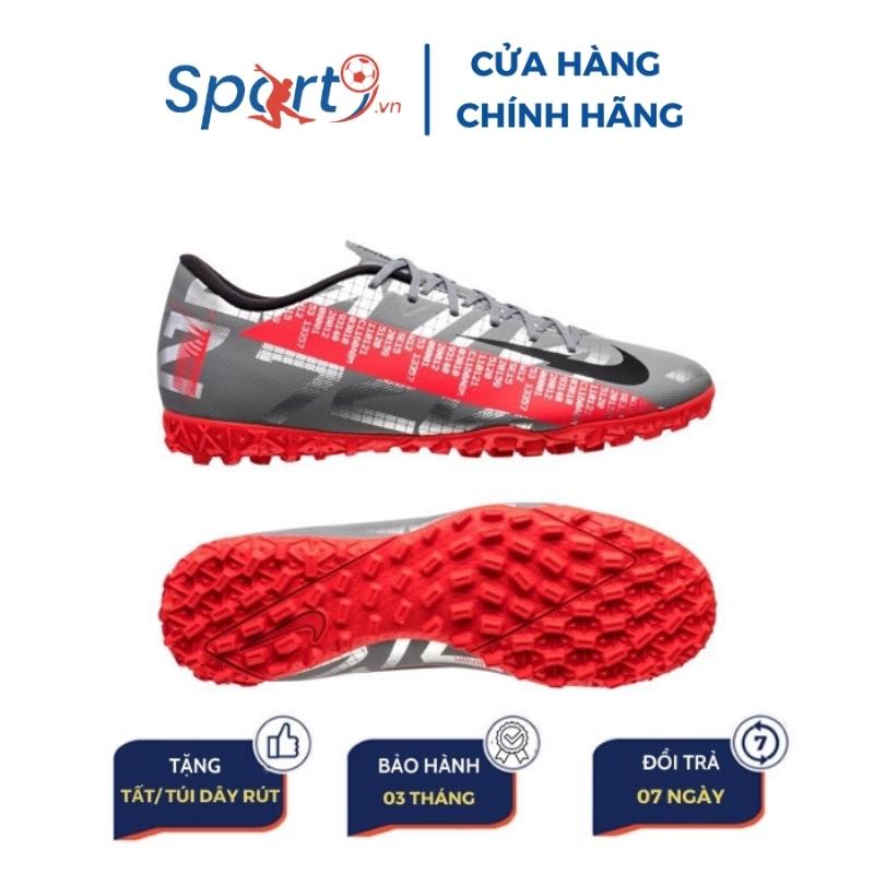 Giày đá bóng Nike Mercurial Vapor 13 Academy TF Neighbourhood pack - AT7996-906 - Metallic Bomber Grey/Particle Grey/Laser Crimson/Black