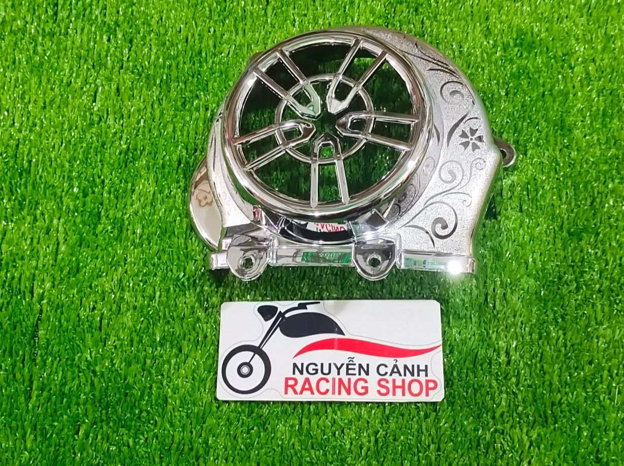 ốp quạt gió xe vision 2015- xe vision 2019 xi inox