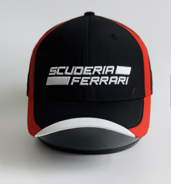 Nón kết mũ thể thao ferrari đen đỏ