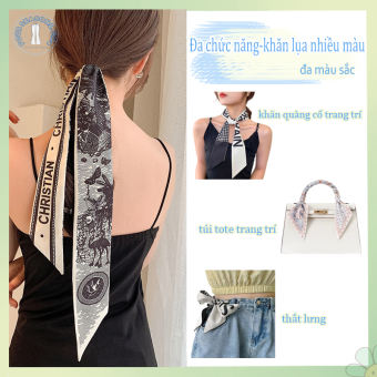 Khăn lụa đa năng băng đô cài tóc nữ mùa hè mới của Pháp siêu cổ tích đội đầu dây thừng streamer băng đô - Quà tặng độc quyền【FOUR SEASONS. UMe】