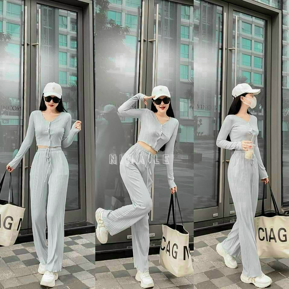 Set đồ bộ nữ body dài tôn dáng siêu sang trọng cho các chị em