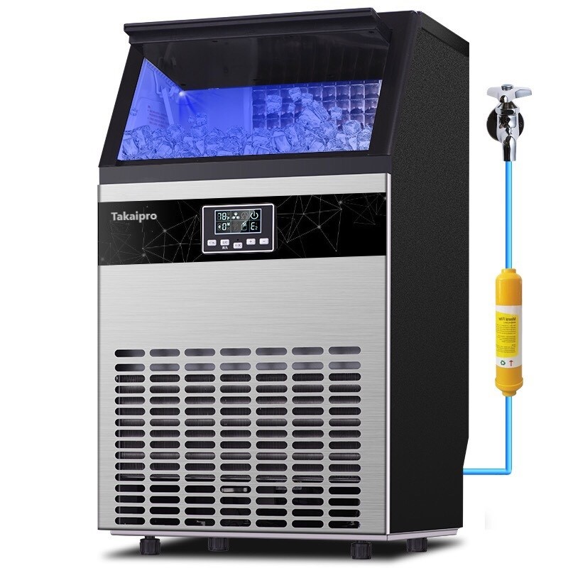 Máy làm đá viên công nghiệp TAKAIPRO Nhật Bản HZB-80 - chức năng lọc nước làm đá sạch- sử dụng cho nhà hàng khách sạn-Bảo hành 1 năm - Máy làm đá viên Hicon