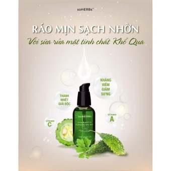 Sữa rữa mặt khổ qua soHERBs Charantia Cleansing Gel