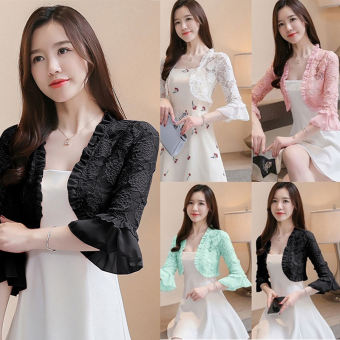 Áo Khoác Cardigan Mùa Hè Dài Tay Cho Nữ Áo Khoác Lửng Lửng