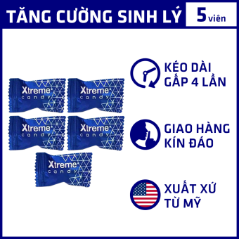 5 Viên Kẹo Sâm Xtreme Malaysia Chính Hãng