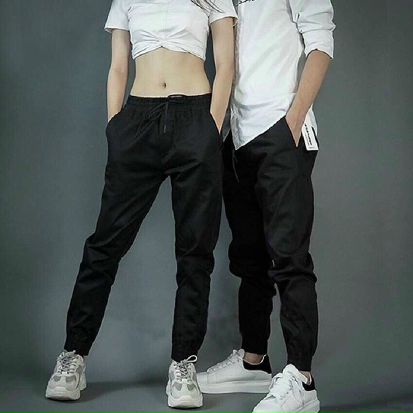 Quần baggy cạp chun, bó chân kiểu jogger nam, nữ phù hợp mọi lứa tuổi