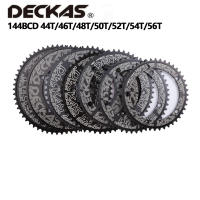 Deckas 144BCD Chainring 44T 46T 48T 50T 52T 54T 56T Single Chainring Upgraded Version Of Positive Negative Teeth for MTB Mountain Bike Accessories