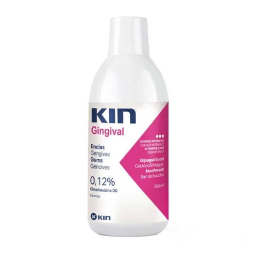 Nước Súc Miệng KIN GINGIVAL [Chai 250ml] - Sát Khuẩn Miệng Họng Ngăn Ngừa Viêm Nướu, Sâu Răng, Mảng Bám