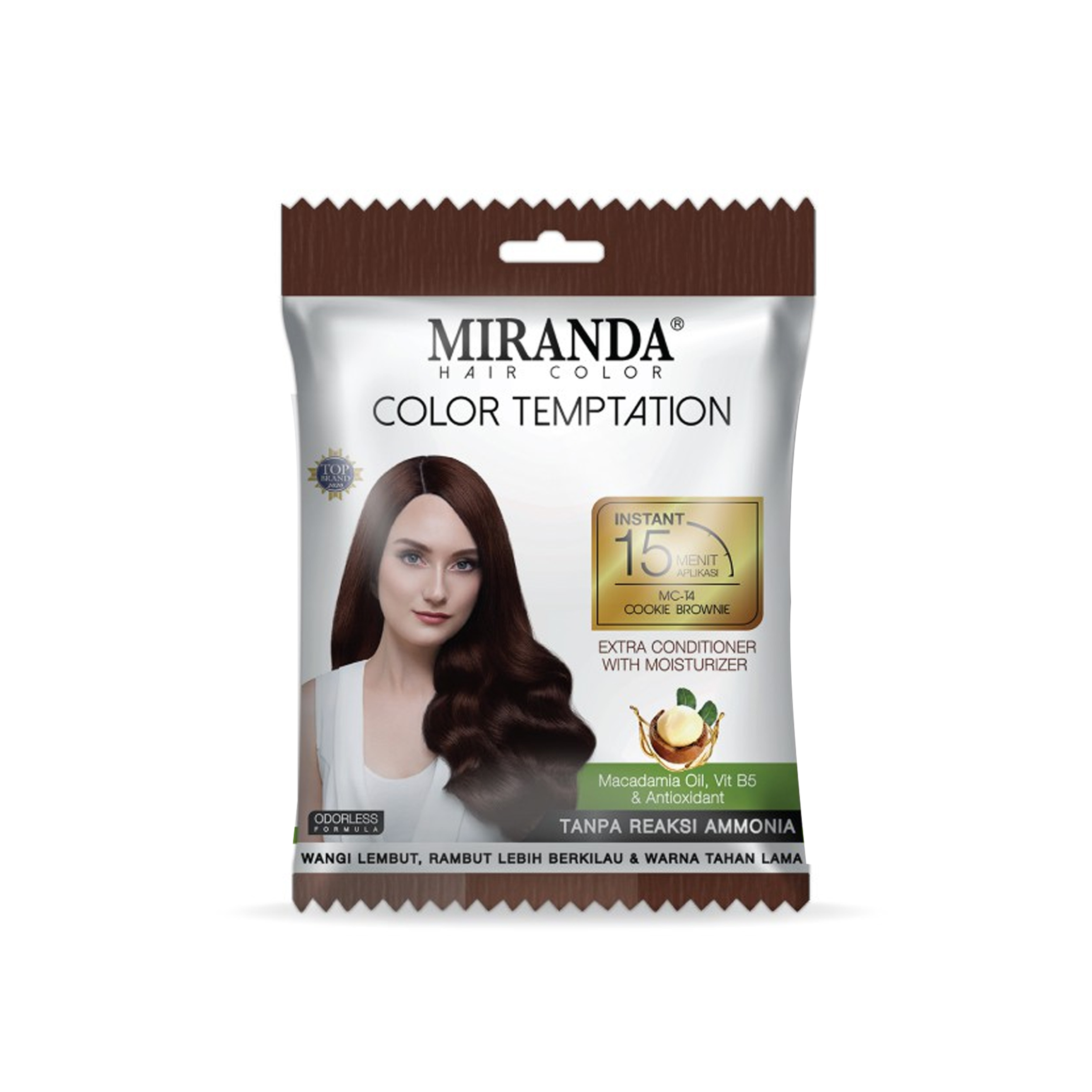 Miranda Hair Color Temptation MC T4 Cookie Brownie 20 ml