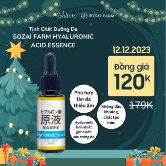 Tinh Chất Dưỡng Da Nhật Bản Sozai Farm Hyaluronic Acid Essence 20ml