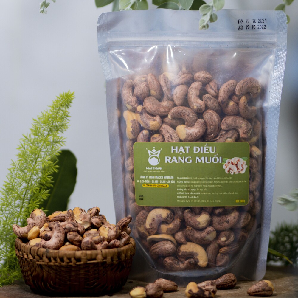 Hạt điều rang muối Mai Thao - Thơm ngon, giàu dinh dưỡng
