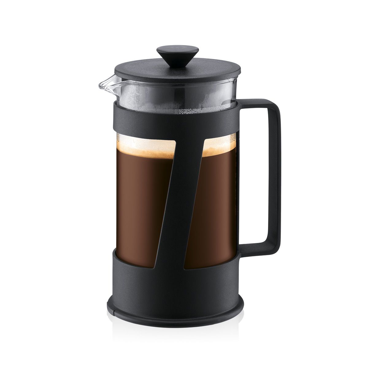 Bodum Caffettiera Coffee Maker, 3 Cup, 0.35 L, 12 oz Midnight Blue