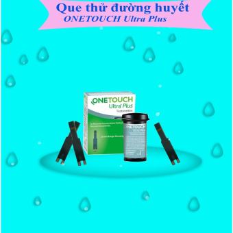 Que thử đường huyết Onetouch Ultra Plus Hộp 25 que