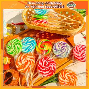 Kẹo Mút Cầu Vồng Màu Sắc Tuổi Thơ Siêu Ngon 1 cây