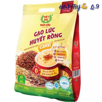 Bột Ngũ Cốc Gạo Lức Huyết Rồng Canxi Việt Đài Túi 600g (Giảm Giá Không Tặng Kèm)