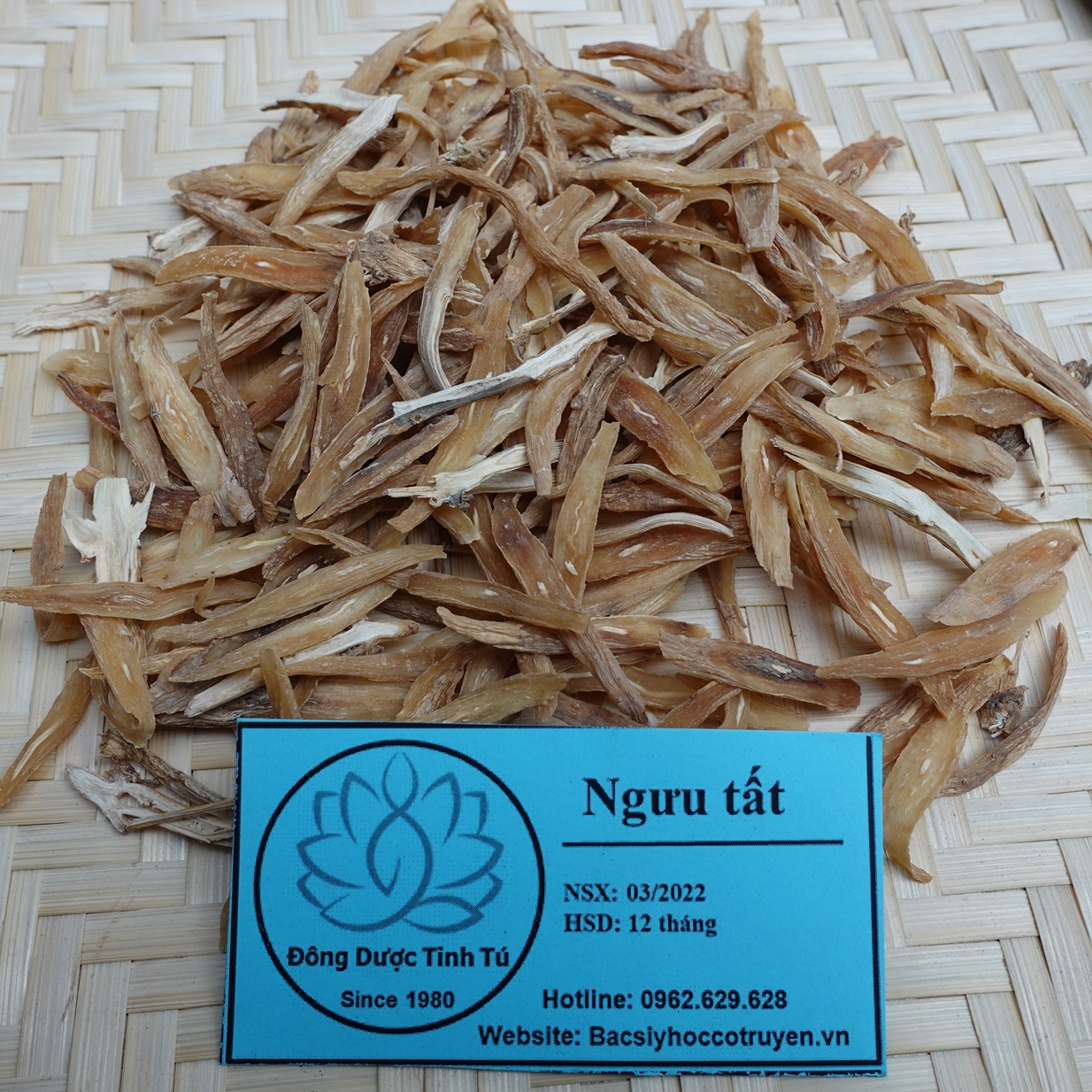Ngưu tất bắc 100g, dược liệu loại 1, khô, sạch