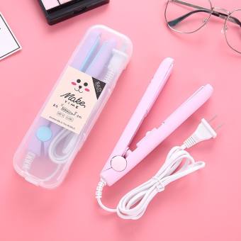 Máy là ép duỗi tóc mini 3 in 1 đa năng làm tóc thẳng xoăn cụp  uốn tóc giá rẻ  tạo kiểu tóc chuyên nghiệp tại nhà nội địa trung - may lam toc - may la toc