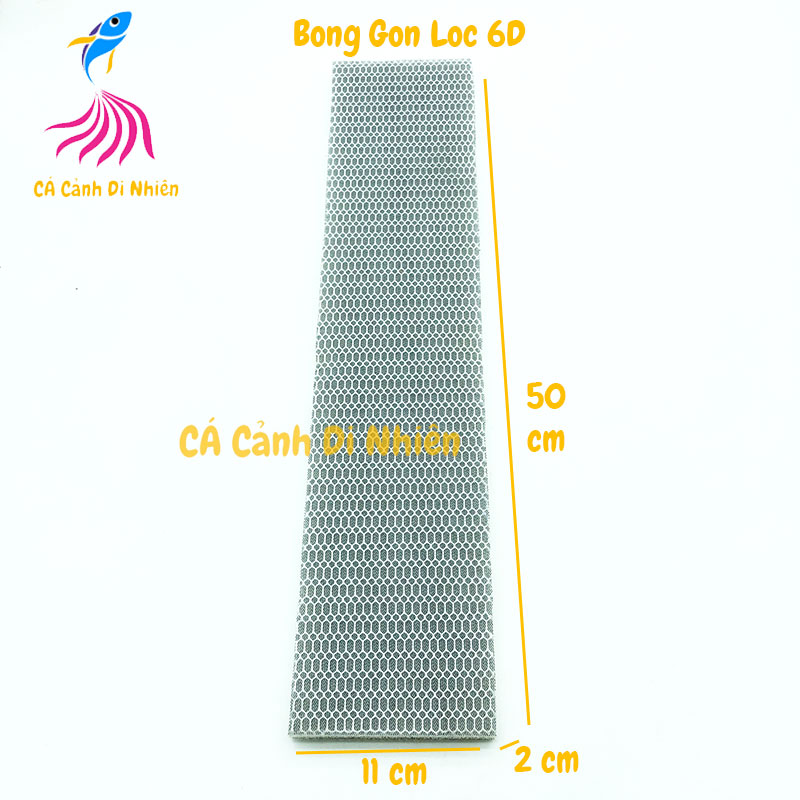 Bông lọc 6d thế hệ mới 40cmi50cm - vật liệu lọc cao cấp cho bể cá cảnh- bông lọc thế hệ mới