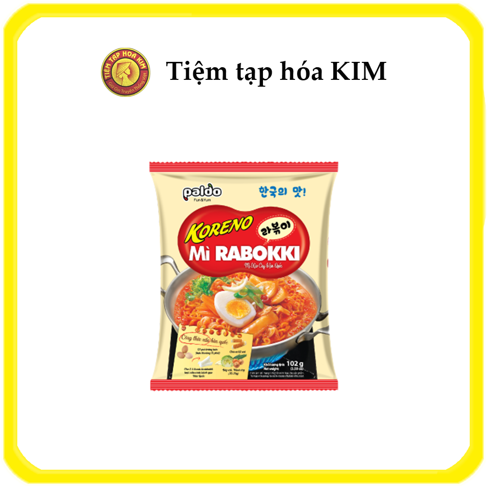 Mì xào cay Koreno Rabokki gói 102g