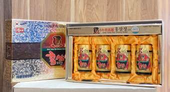 Cao hồng sâm Samsung Hàn Quốc 6 tuổi 4 lọ x 250 gam ức chế sự phát triển của các tế bào ung thư, cân bằng huyết áp