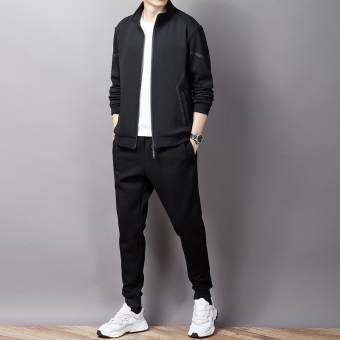 Đồ bộ thể thao nam thu đông chất nỉ dày dặn-STA01