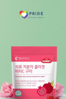 Kẹo Dẻo Gummy Boto Collagen Vị Lựu Hàn Quốc 90g