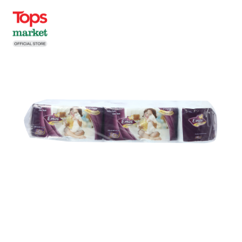 Giấy Vệ Sinh E'mos Cao Cấp Tím 2 Lớp 10 Cuộn