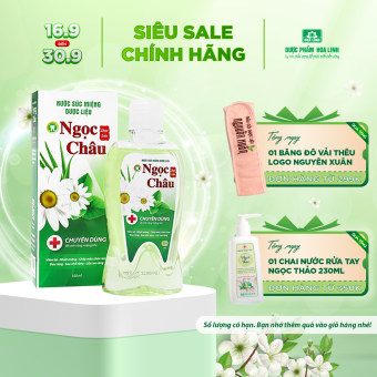 Nước súc miệng dược liệu Ngọc Châu 350ml